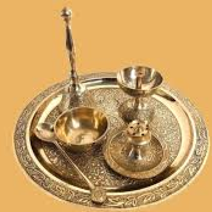 Brass Diya Set